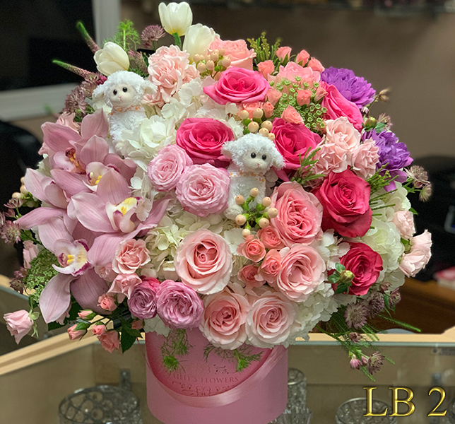 New baby Glendale Flower Delivery - pink, white and purple flowers
													Make sure to share with us your arrangement.
                                                    https://goo.gl/maps/Jgj1JeCetJv -  funeral spray flowers - Glendale  Sympathy flowers Florist funeral spray
